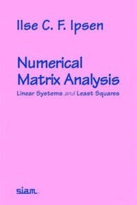 Abbildung von: Numerical Matrix Analysis - Society for Industrial & Applied Mathematics,U.S.