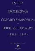 Cover: Index to the Proceedings of the Oxford Symposium, 1981-94 - Prospect Books