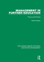 Cover: Management in Further Education - Routledge