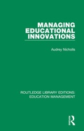 Cover: Managing Educational Innovations - Routledge
