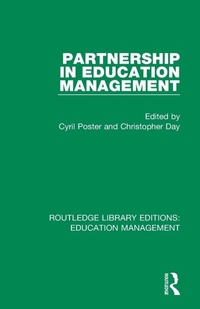 Enlarge image Cover: Partnership in Education Management - Routledge