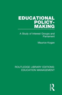 Enlarge image Cover: Educational Policy-making - Routledge