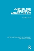 Cover: Justice and Judgment Among the Tiv - Routledge