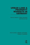 Cover: Urban Land and Property Markets in Germany - Routledge
