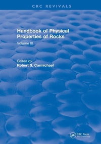 Enlarge image Cover: Handbook of Physical Properties of Rocks (1984) - CRC Press