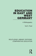 Cover: Education in East and West Germany - Routledge
