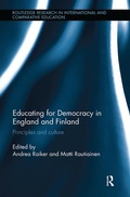 Cover: Educating for Democracy in England and Finland - Routledge