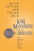 Cover: Karl Mannheim and the Crisis of Liberalism - Routledge