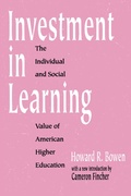 Cover: Investment in Learning - Routledge
