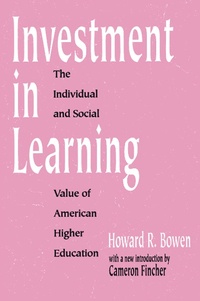Enlarge image Cover: Investment in Learning - Routledge