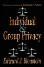 Cover: Individual and Group Privacy - Routledge