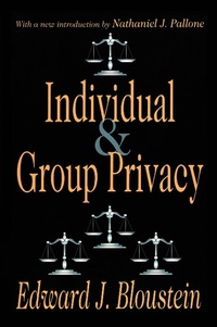 Enlarge image Cover: Individual and Group Privacy - Routledge