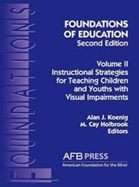 Enlarge image Cover: Foundations of Education, 2nd Ed. - AFB Press