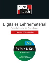 Abbildung von: Politik & Co. - Nordrhein-Westfalen - G9 / Politik & Co. NRW click & teach 7/8 Box - G9 - Buchner, C.C.
