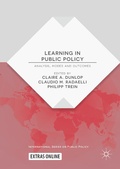 Bild: Learning in Public Policy - Palgrave Macmillan