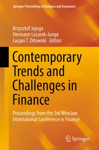 Enlarge image Cover: Contemporary Trends and Challenges in Finance - Springer