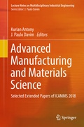 Cover: Advanced Manufacturing and Materials Science - Springer