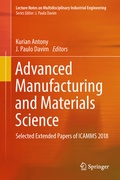Cover: Advanced Manufacturing and Materials Science - Springer