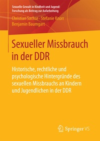 Abbildung von: Sexueller Missbrauch in der DDR - Springer VS