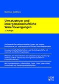 Cover: Umsatzsteuer und innergemeinschaftliche Warenbewegungen - HDS