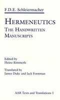 Cover: Hermeneutics: The Handwritten Manuscripts - Oxford University Press Inc