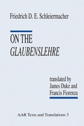 Cover: On the Glaubenslehre - Oxford University Press Inc