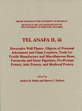 Cover: Tel Anafa II, iii - Kelsey Museum of Archaeology