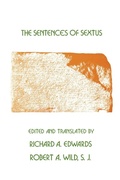 Cover: Sentences of Sextus - Scholars Press