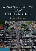 Cover: Administrative Law in Hong Kong - Cambridge University Press