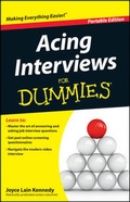 Cover: Acing Interviews for Dummies - Wiley