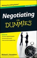 Cover: Negotiating for Dummies - Wiley