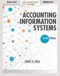 Abbildung von: MindTap Accounting, 1 term (6 months) Printed Access Card for Hall's Accounting Information Systems, 10th - CENGAGE Learning Custom Publishing