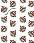 Cover: Big Smile Sock Monkey Emoji Notebook - H.R. Wallace Publishing