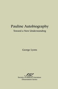 Abbildung von: Function of Autobiographical Remarks in the Letters of Paul - Scholars Press