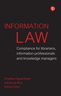 Cover: Information Law - Facet Publishing