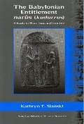 Cover: The Babylonian Entitlement Narus - American Society of Overseas Research