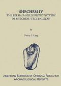 Cover: Shechem IV - American Society of Overseas Research