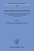 Cover: Human Dignity and Criminal Law. - Duncker & Humblot