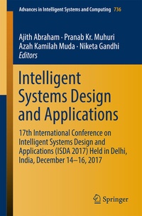 Enlarge image Cover: Intelligent Systems Design and Applications - Springer