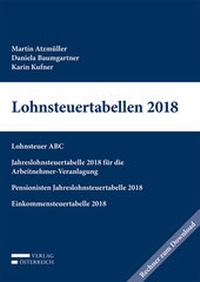 Enlarge image Cover: Lohnsteuertabellen 2018 - Verlag Österreich
