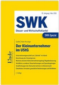 Abbildung von: SWK-Spezial Der Kleinunternehmer im UStG - Linde