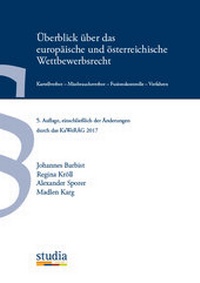 Abbildung von: Überblick über das europäische und österreichische Wettbewerbsrecht - Studia Universitätsverlag Innsbruck