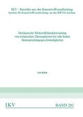 Cover: Mechanische Werkstoffcharakterisierung von technischen Thermoplasten bei sehr hohen Beanspruchungsgeschwindigkeiten - Verlag G&uuml;nter Mainz