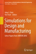 Cover: Simulations for Design and Manufacturing - Springer