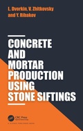 Cover: Concrete and Mortar Production using Stone Siftings - CRC Press