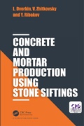 Cover: Concrete and Mortar Production using Stone Siftings - CRC Press