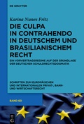 Bild: Die culpa in contrahendo im deutschen und brasilianischen Recht - De Gruyter