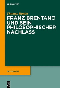 Abbildung von: Franz Brentano und sein philosophischer Nachlass - De Gruyter