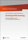 Cover: Schulsportforschung - Waxmann