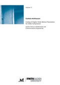 Cover: Coding of Higher Order Motion Parameters for Video Compression - Shaker